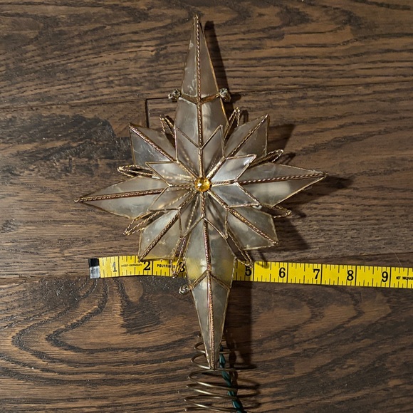 Kurt Adler Gold Star Tree Topper - Picture 5 of 6